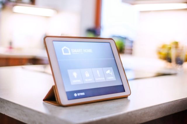 A tablet with smart home control system